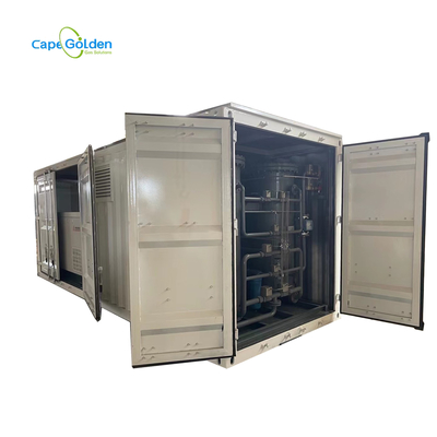Impianto di produzione medico 80cbm/hr dell'ossigeno del generatore di PSA della pianta mobile messa in recipienti dell'ossigeno dell'ospedale