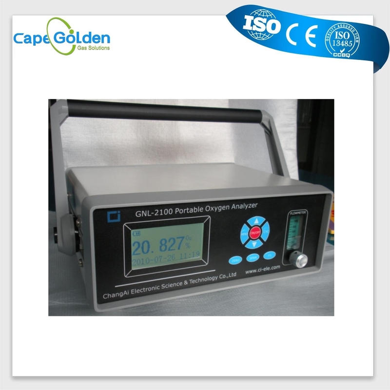 Contenuto elevato dello schermo di GNL-2100L dell'analizzatore portatile LCD dell'ossigeno
