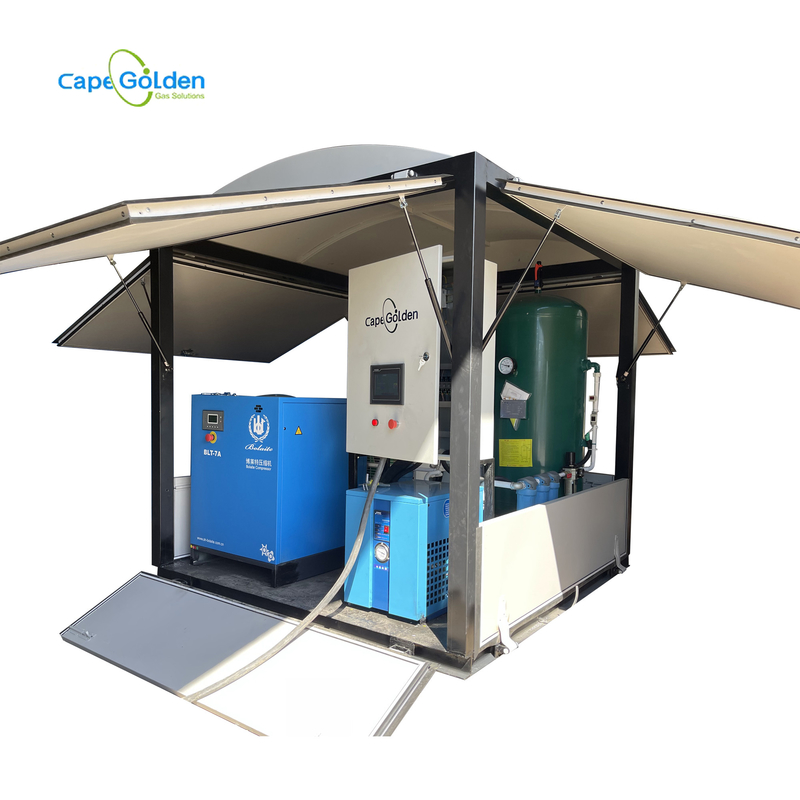 generatore mobile dell'ossigeno del contenitore della pianta dell'ossigeno di 20kw 95% per l'ospedale