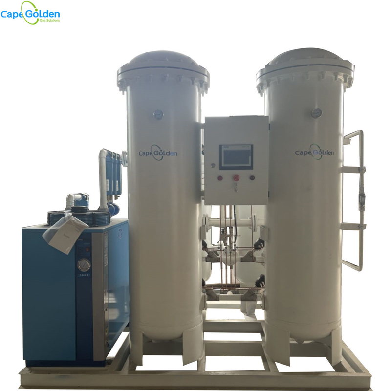 Generatore 20Nm3/H dell'ossigeno di elevata purezza dell'ospedale 100 LPM pianta dell'ossigeno da 250 LPM