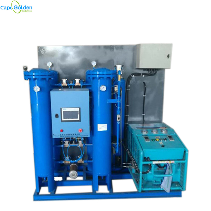 Generatore industriale 5Nm3/H dell'ossigeno della macchina dell'ossigeno di PSA di 4 torri per acquacoltura
