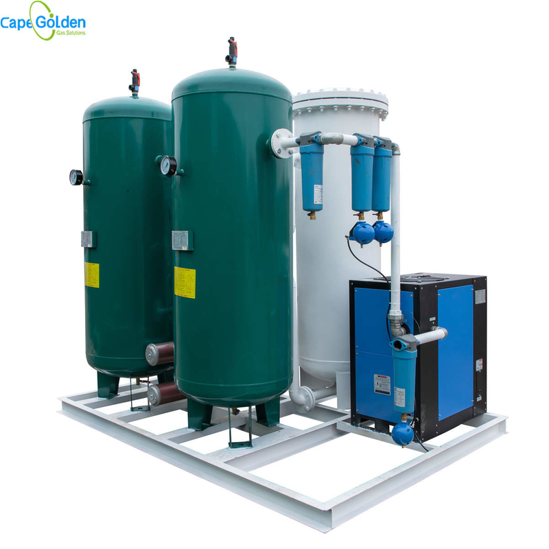 Pianta industriale medica dell'ossigeno di tecnologia di PSA del generatore dell'ossigeno di PSA con il sistema del materiale da otturazione del cilindro