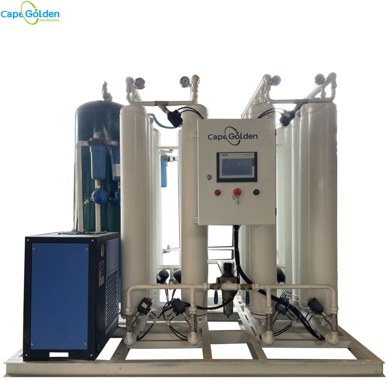 Pianta del generatore dell'ossigeno dell'ospedale di 90~99% PSA pianta dell'ossigeno da 500 LPM per il riempimento del cilindro della conduttura O2