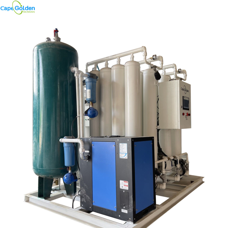 Pianta del generatore dell'ossigeno dell'ospedale di 90~99% PSA pianta dell'ossigeno da 500 LPM per il riempimento del cilindro della conduttura O2
